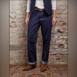 Vintage 55 denim, Made in Milano Italy, 5-pocket denim jeans, size 30